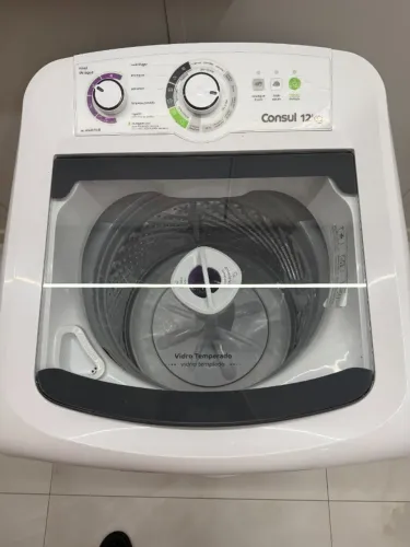 Máquina de Lavar Consul 12Kg Automática Ciclo Edredom Cesto Inox CWH12BB