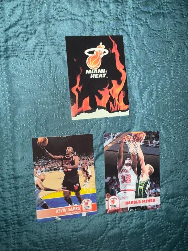 ? PACK MIAMI HEAT ? 3 CARTAS NBA DOS ANOS 90!