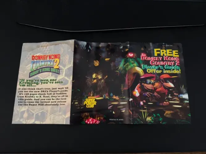Carta de Inscrição de Membro Nintendo Power Donkey Kong 2 Folheto