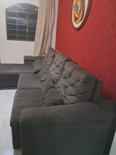 Sofá retratil 3 lugares