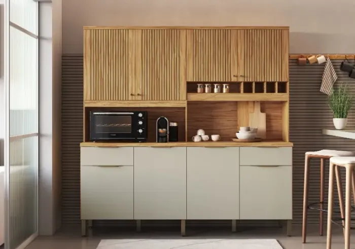 Armario de Cozinha Concord 8 Portas, 100% MDF (Novo)