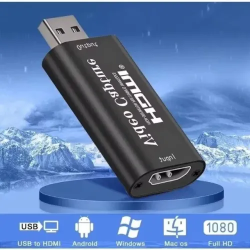 Adaptador Placa De Captura Hd mi Usb 4k E 1080p