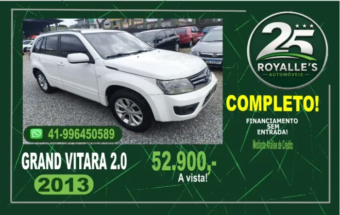 Suzuki Grand Vitara 2.0 16V 4x2/4x4 5P Mec. 2013