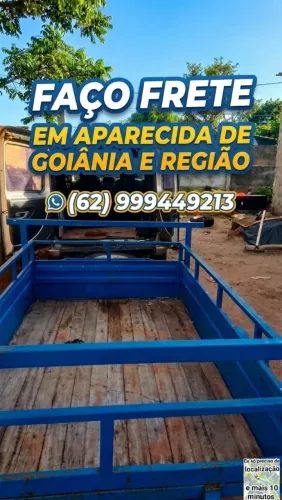 Faço frete em aparecida de goiânia e região, frete apartir de 50 reais 