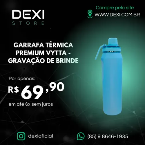 GARRAFA TERMICA PREMIUM VYTTA- GRAVAÇAO DE BRINDE