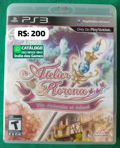 Atelier Rorona The Alchemist Of Arland = R$: 200