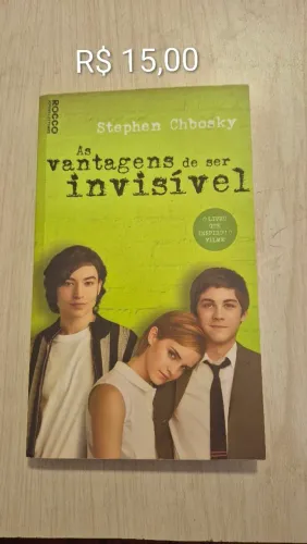 Livro "as vantagens de ser invisível "