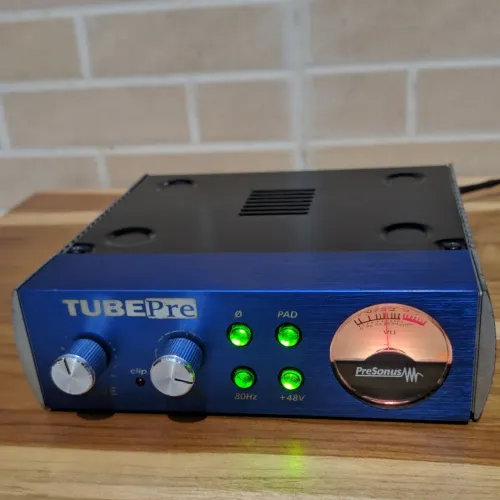 Pré amplificador valvulado Presonus TubePre Top de linha