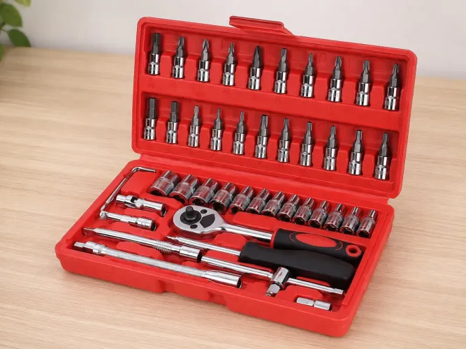 Kit Ferramentas 46 Peças - Pague na entrega!