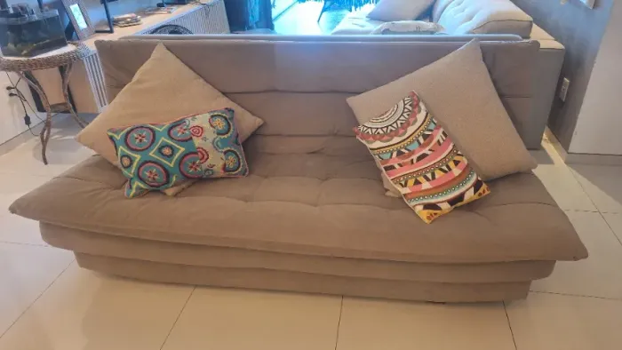 Sofá-cama para solteiros, casais ou crianças