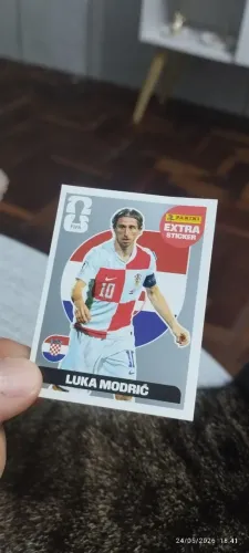 Figurinha legendária prata de LUKA MODRIC 