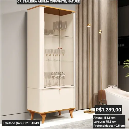 CRISTALEIRA ARUMA OFFWHITE/NATURE