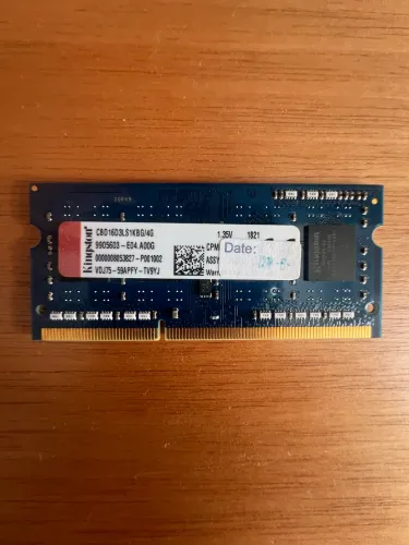 MEMÓRIA NOTEBOOK KINGSTON DDR3 1600MHz 4GB