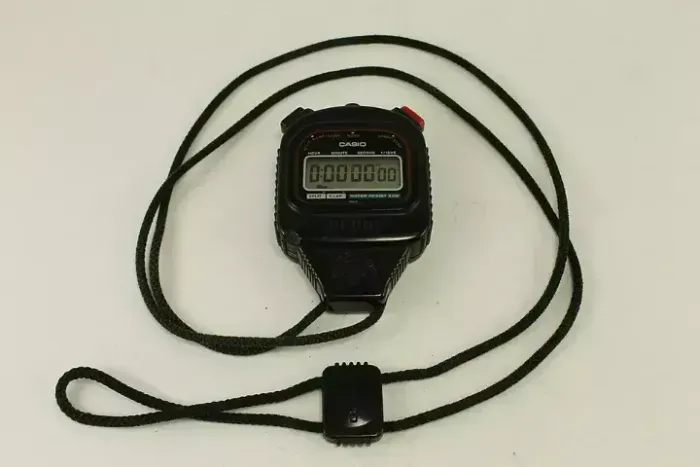 Cronômetro Casio Hs 10w - Perfeito Com Caixa E Manual