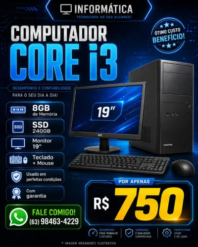 Computador Core i3