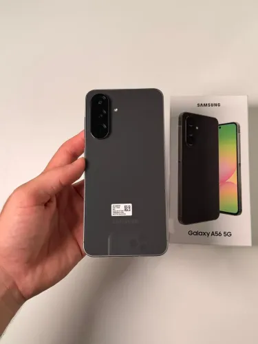 Samsung A56 128GB com caixa e NF (garantia e parcelamento)