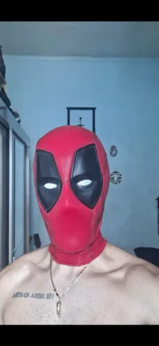 Máscara Deadpool Premium c/ 4 expressões faciais