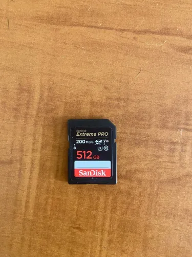 Cartão Sandisk extreme 512gb