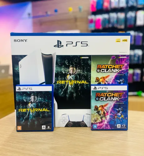 PS5 slim mídia física ( 6 meses garantia )