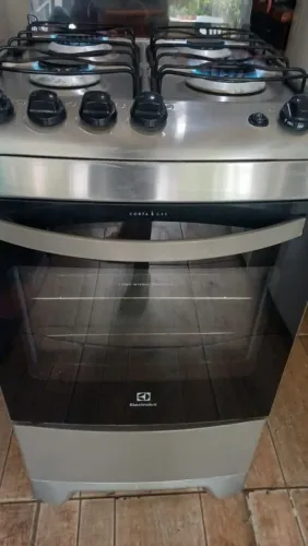 Fogão Electrolux 4 Bocas Inox | Forno com Vidro Interno | Acendimento Automático