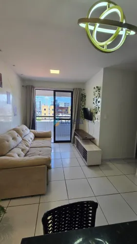 Apto mobiliado - 56m² - 2 quartos -1 suite - 1 vaga de garagem - com varanda no Bessa