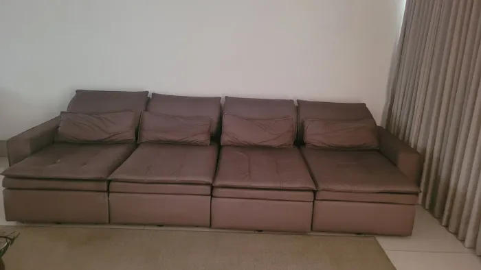Sofá 4 lugares retrátil