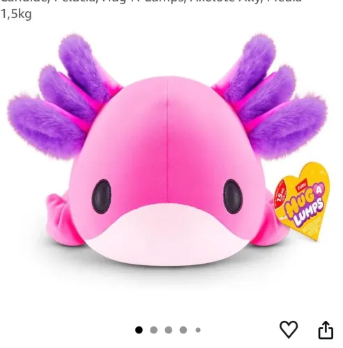 Pelúcia, Hug-A-Lumps, Axolote Ally, Média - 1,5kg