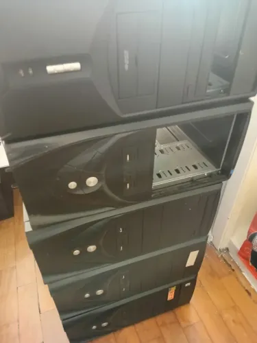 Lote Gabinete PC Vazio ATX Preto Drive DVD Sata Drive Usb Frontal Sem Fonte