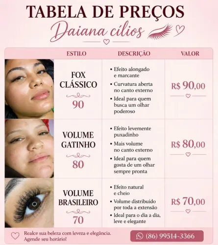 Extensão de cílios