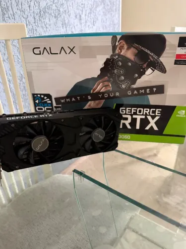 RTX 3060 12GB - Galax - Excelente estado com caixa