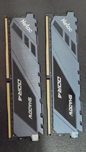 Memória Ram Gamer Pc Netac 16gb (2x 8) Ddr4-3600 C18 Desktop