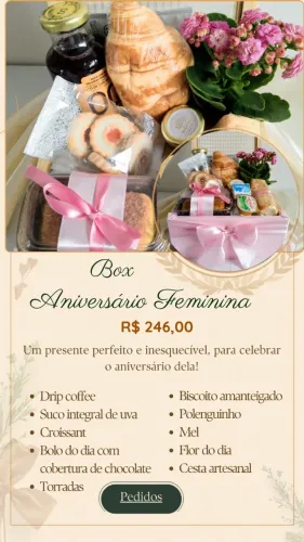 Box aniversario feminino