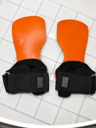 HAND GRIP COMPETITION SKYHILL - PRETO/LONA LARANJA - TAMANHO M