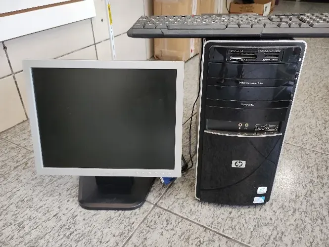 Computador Hp 4gb Memoria Hd 320gb+monitor 14 Aoc