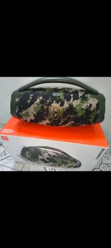 Jbl bombox 3 camuflada 1400 pra vender ligeiro