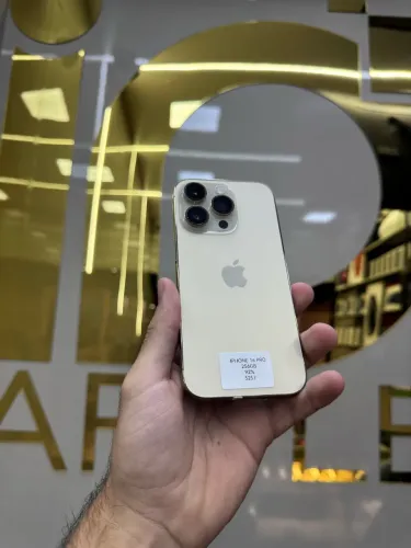 IPHONE 14 PRO 256GB GOLD SEMI NOVO QUEIMÃO 