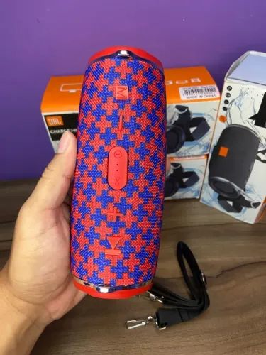 Caixa de Som portátil JBL Charge 3+mini - JBL vermelho personalizado an2
