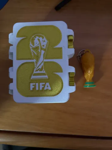 Porta figurinha Copa do Mundo 2026 - 200 figurinhas + chaveiro copa 