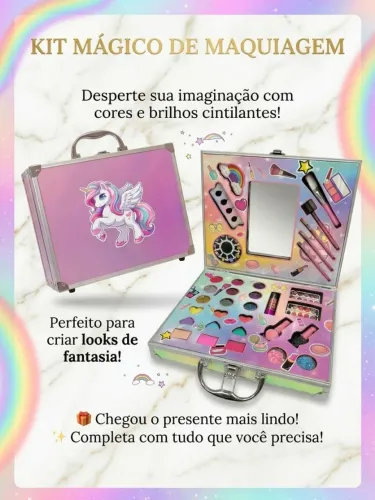 Maleta de maquiagem infantil