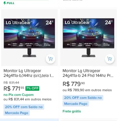 Monitor game