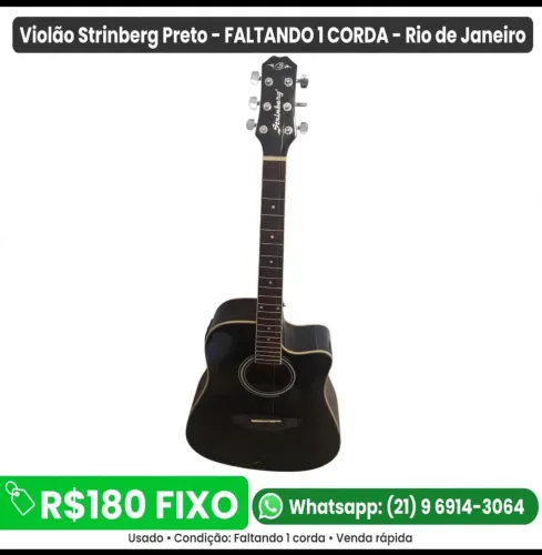 Violão Steinberg preto