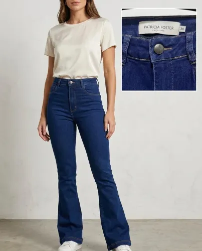 Calça Jeans Flare Patricia Foster - Tamanho 38 - Impecável