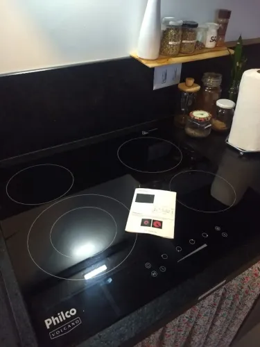 Cooktop Elétrico Philco Volcano 4 bocas, 220V 
