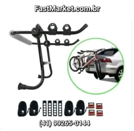 Suporte Bike para 2 Bicicletas no Porta Malas Transbike Curitiba Centro