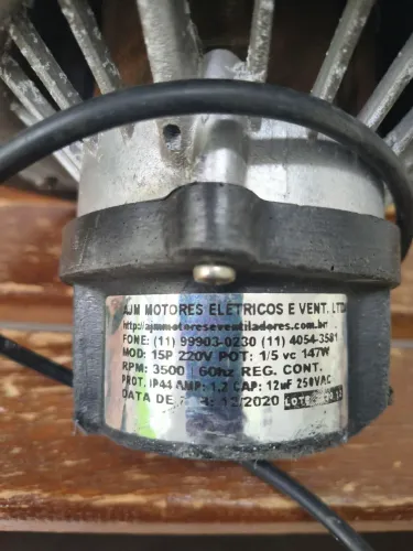 Motor elétrico ajm e vent