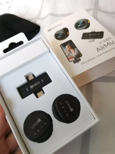 Microfone com transmissor - HREBOS