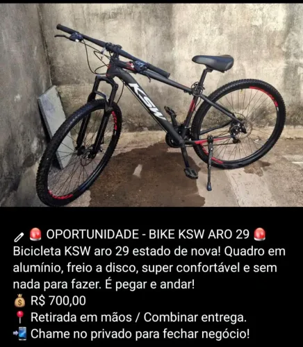 bike aro 29 KSw