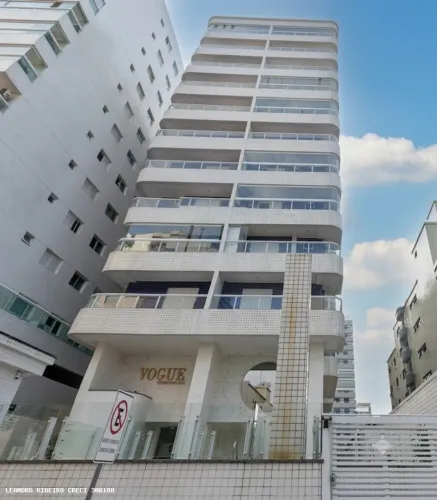 Apartamento para Venda em Praia Grande, Canto do Forte, 2 dormitórios, 1 suíte, 1 banheiro