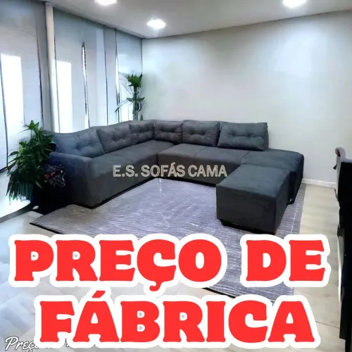 SOFÁ DE CANTO BARATO e espaçoso! Imperdível!