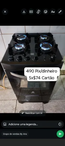 Aceito cartão entrega a combinar